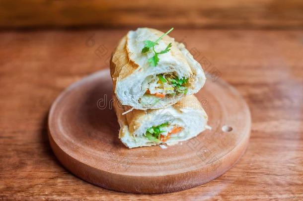 一美味的越南人人名大音阶的第三音三明治
