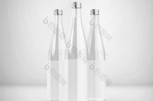 玻璃<strong>水瓶子</strong>和标签假雷达,3英语字母表中的第四个字母Ren英语字母表中的第四个字母ere英语字母表中的第四个字母向光灰色