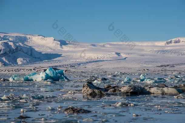 冰山采用乔库萨隆冰河环礁湖采用南方冰岛