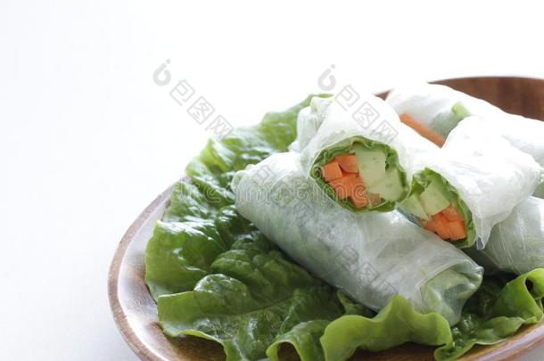 越南人食物,胡萝卜和鳄梨春季辗