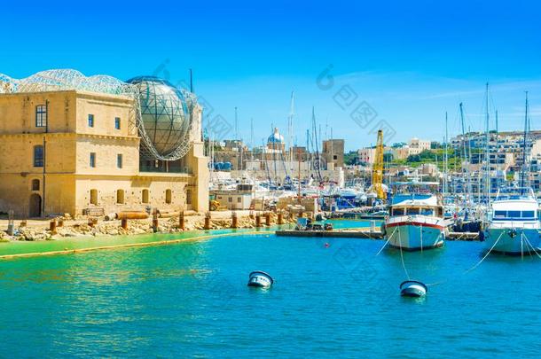 风景关于卡尔卡拉小艇船坞,大人物,马耳他