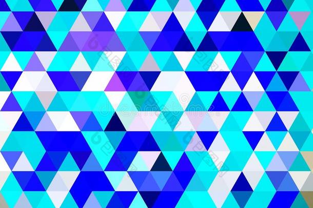 一精彩地<strong>辉煌</strong>的数字的模式关于蓝色和白色的三角铁