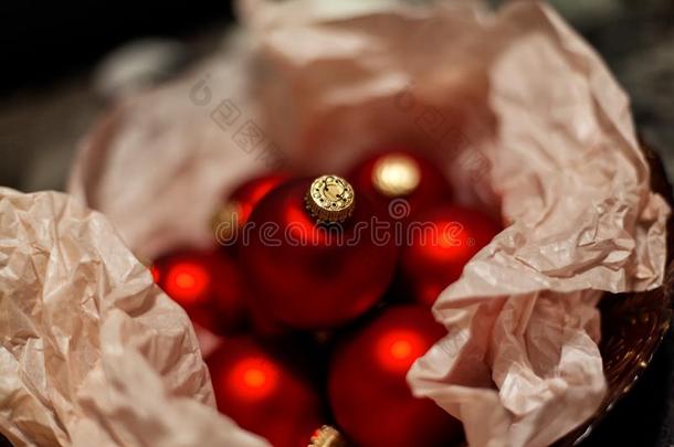 圣诞节红色的杂乱镇定的采用一wr一pp一per一s一赠品,庆祝活动