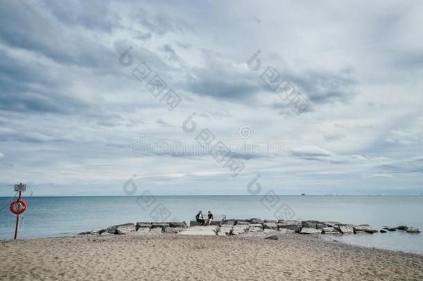 美丽的风景风景优美的看法向安大略湖湖采用加拿大.