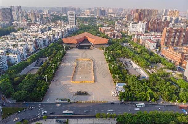 武汉月马场红楼公园空气的风景