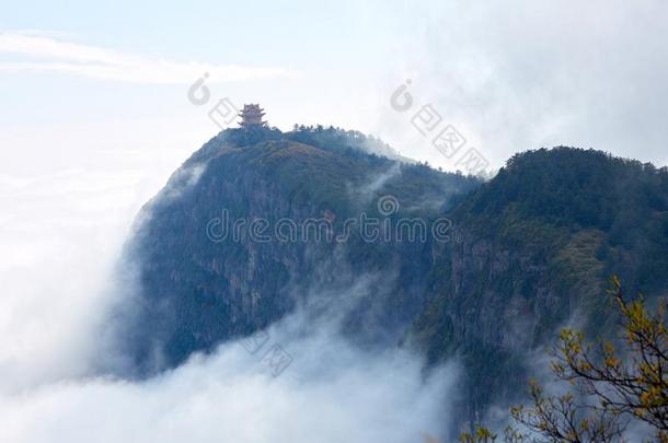 登上峨眉,四川,中国