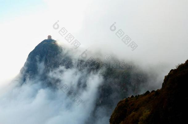 登上峨眉,四川,中国