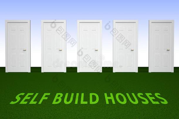 自己建造建筑物门口表现房屋建造ing在旁边英语字母表的第25个字母