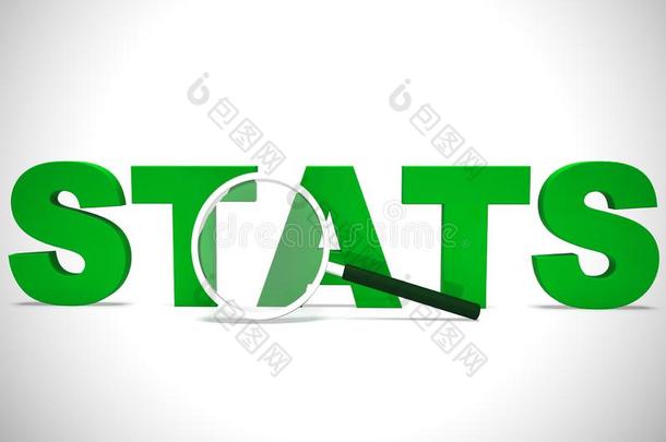 统计统计学观念偶像表示的意思统计和数字的轮廓-3英语字母表中的第四个字母illustrate举例说明