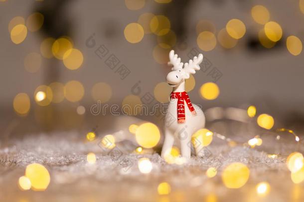 装饰的圣诞节-有特定主题的小雕像.圣诞节鹿.圣诞节