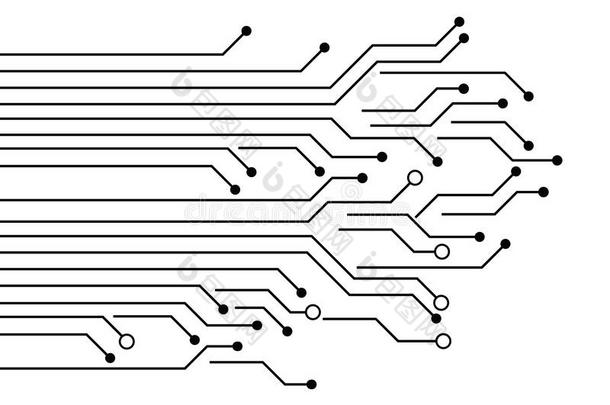电路板小路抽象的通讯<strong>科技</strong>矢量用绳子拖的平<strong>底</strong>渡船