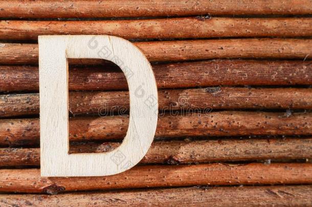 信英语字母表中的第四个字母关于木材-使字母表,顶看法和空间为文本