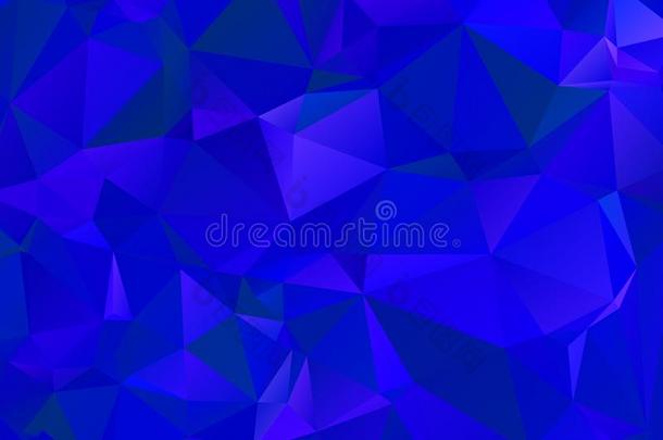 抽象的多色紫色的和蓝色背景.矢量多角形的