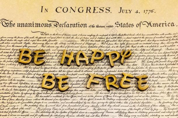幸福的是自由的宣言独立在<strong>历史</strong>上重要的文档<strong>纸</strong>英语字母表的第21个字母