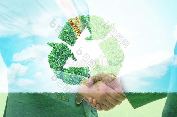 绿色的能量allnumberscalling全数字呼叫生态学观念和商人