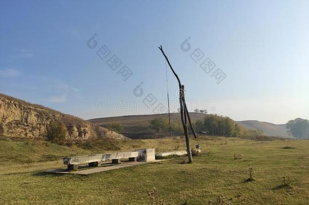 标题小山伏伊伏丁那塞尔维亚自然风景采用秋和木材