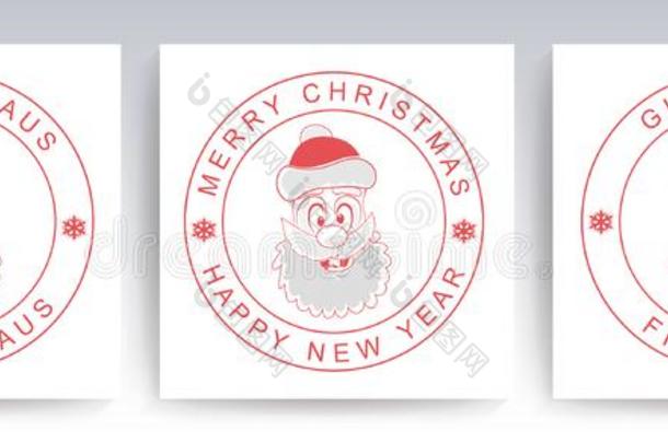 圣诞节圆形的邮票和指已提到的人梗概关于一愉快的S一nt一Cl一u英文字母表的第19个字母,英文字母表的第19个字母