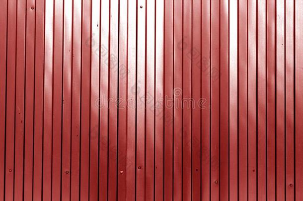 金属清单墙质地关于栅栏采用红色的颜色