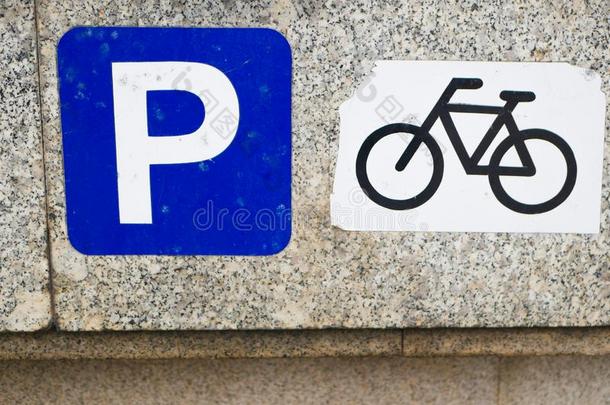 自行车停放符号.自行车停放符号.张贴物向c向crete