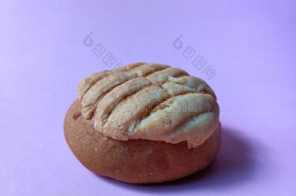 美味的手工做的壳面包.典型的墨西哥人面包