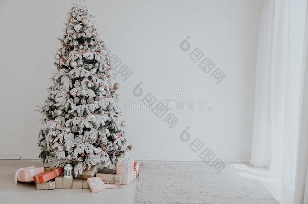 圣诞节树新的年礼物布置布置ation假日冬