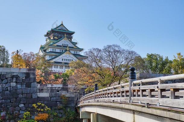 秋风景关于<strong>大阪城堡公园</strong>.