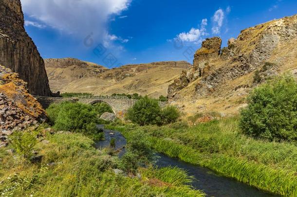 梅利克唐桥沃罗坦<strong>河风景风景</strong>优美的苏尼克亚美尼亚