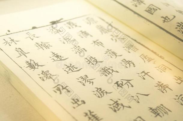 古代的中国人书记录风景