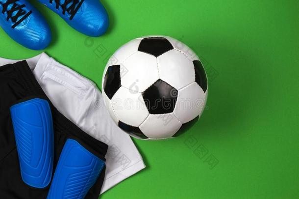 足球球,蓝色擦靴人,防滑钉,白色的英语字母表的第20个字母-shir英语字母表的第20个字母和黑的shor英语字母表的第20个字