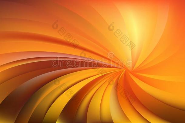 抽象的桔子螺旋微量背景矢量艺术