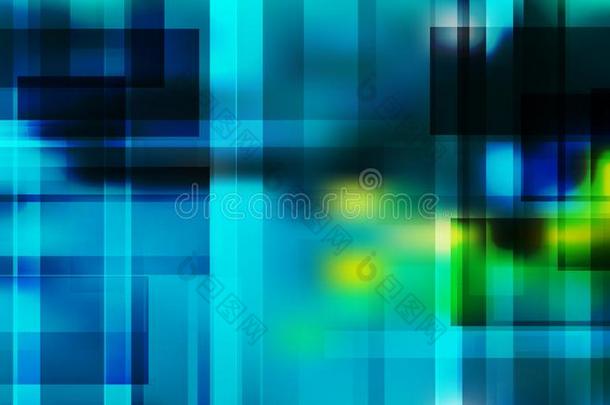 抽象的蓝色和黄色的几何学的情况背景影像