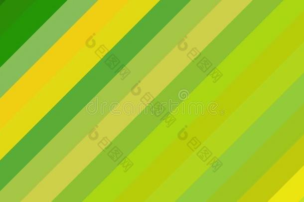 绿色的和黄色的对角线条纹背景图解的