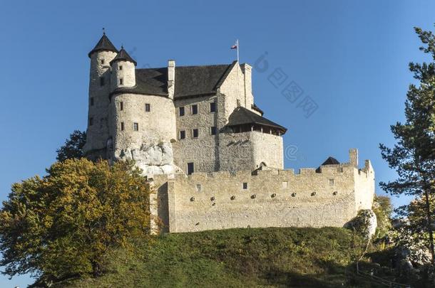 看法向中古的城堡采用波波利斯