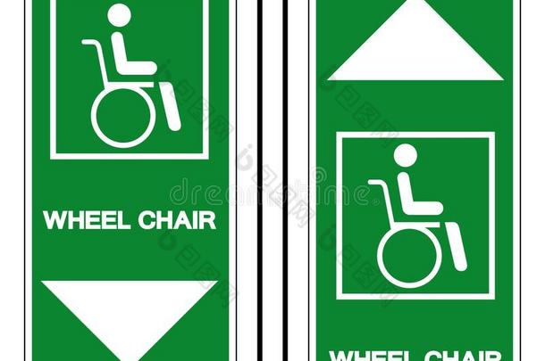轮子椅子医院象征,矢量说明,使隔离向whiteiron白铁