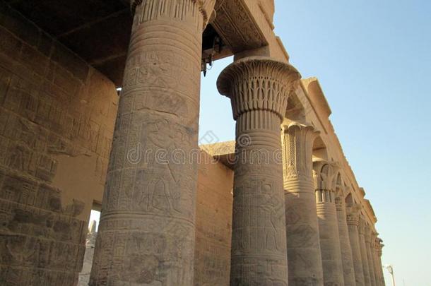 庙关于箭头埃及非洲
