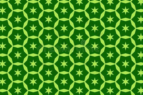 绿色的星模式