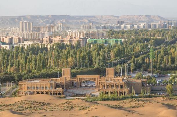 指已提到的人库姆塔格沙漠科学的地区<strong>新疆</strong>自治的地区.中国