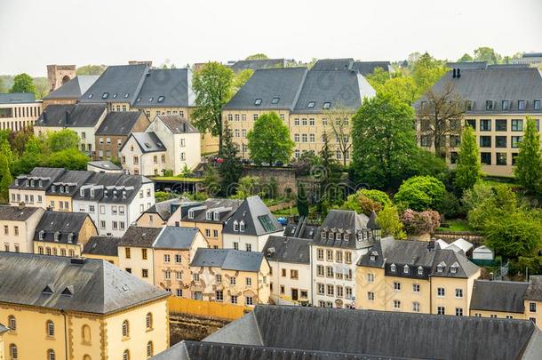 城市中央的和行关于老的住宅的住宅,<strong>卢森堡</strong>公国市民