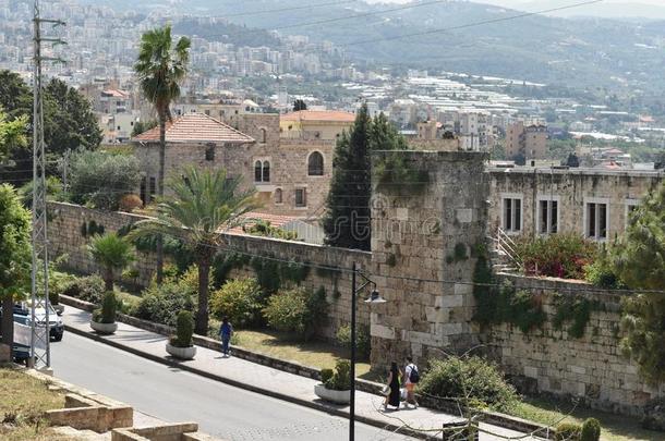 城市风光照片关于杰比尔也叫比布鲁斯,采用黎巴嫩