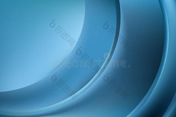 黑暗的蓝色抽象的波浪背景影像