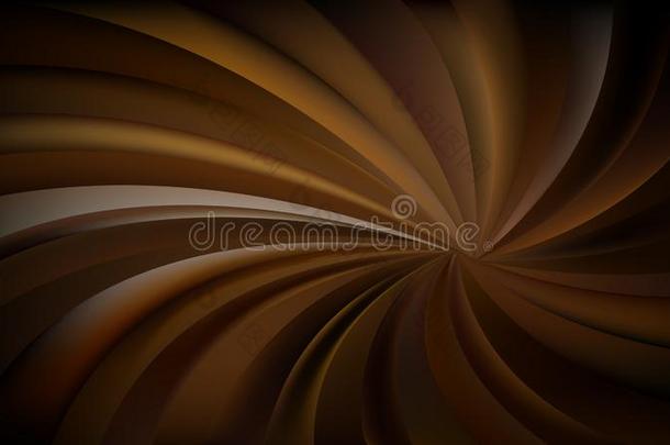 抽象的黑的和棕色的螺旋背景说明