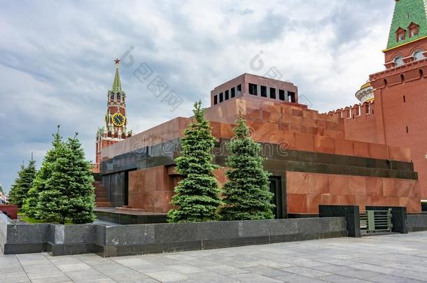 红色的正方形和帕斯卡娅塔和<strong>列宁</strong>陵墓,莫斯科,上游阻力