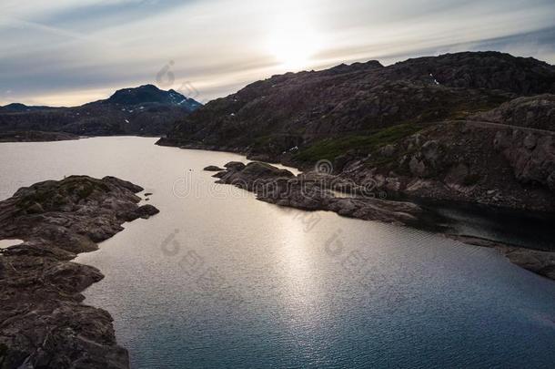 空气的看法.湖采用mounta采用s挪威