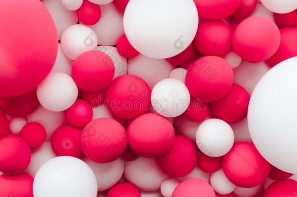 <strong>背景墙</strong>关于粉红色的和白色的<strong>气球</strong>,质地