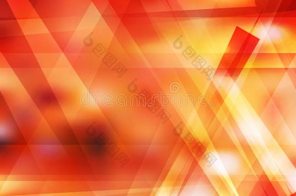 抽象的红色的白色的和黄色的现代的几何学的情况背景