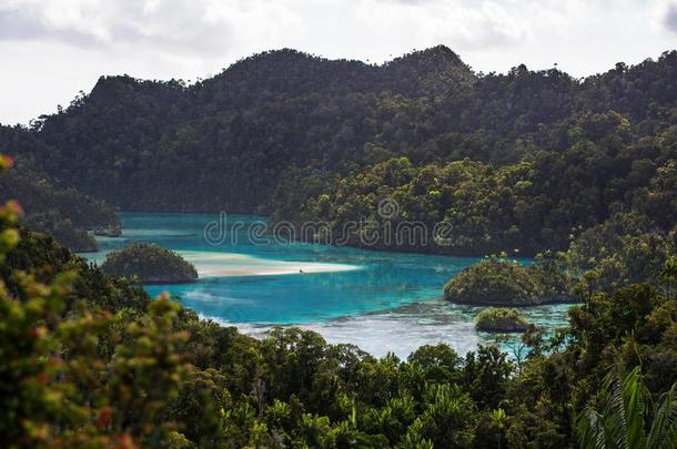 图片风景瓦贾格岛,王侯安帕特,印尼