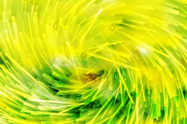 绿色的和黄色的重叠快速转动有条纹的台词背景