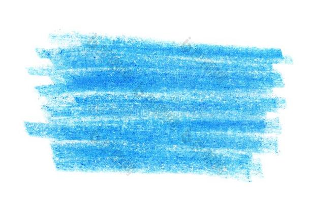 蓝色铅笔阴影向白色的背景