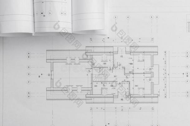 建筑师名册和建筑学的计划,技术的放映绘画