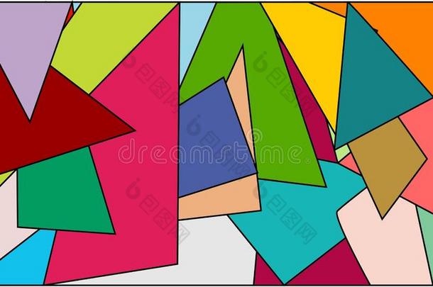 抽象的满的颜色壁纸场地颜色ful几何